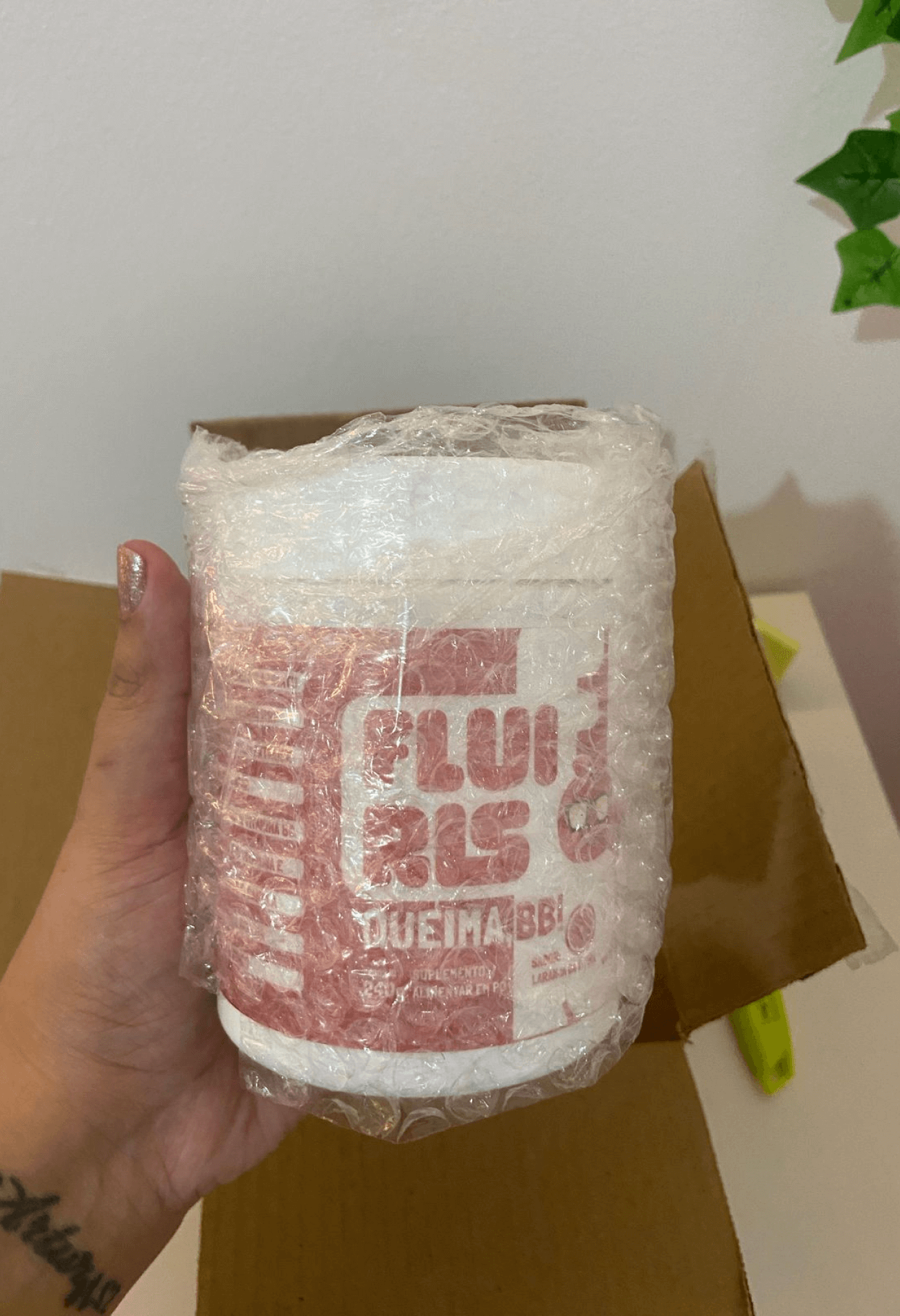 Fluiris Queima BB 210g – suplemento em pó sabor laranja da terra para queima de gordura e energia natural